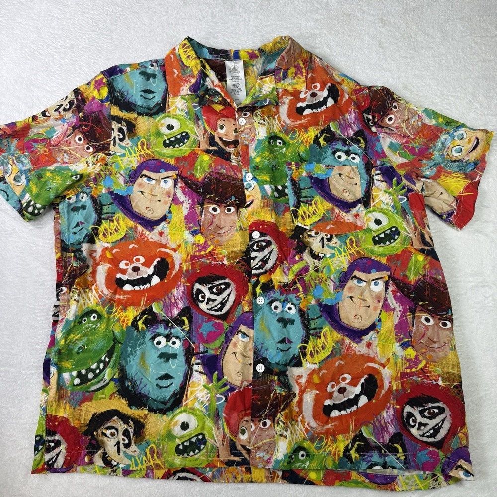 Disney Parks Pixar Character‎ Watercolor 2XL Woody Buzz Lightyear Monsters